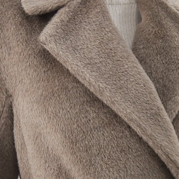 S Max Mara Malesia Coat, Beige Size 4 - Picture 12 of 16